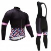 Completo Maglia ML + Pantaloncino con bretelle ML 2017 CCC Liv Donna N006